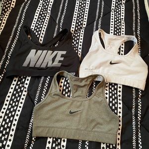 LOT OF NIKE SPORTS BRAS